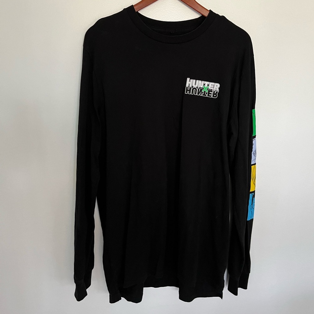 Hunter Hunter long sleeve anime black shirt, XL